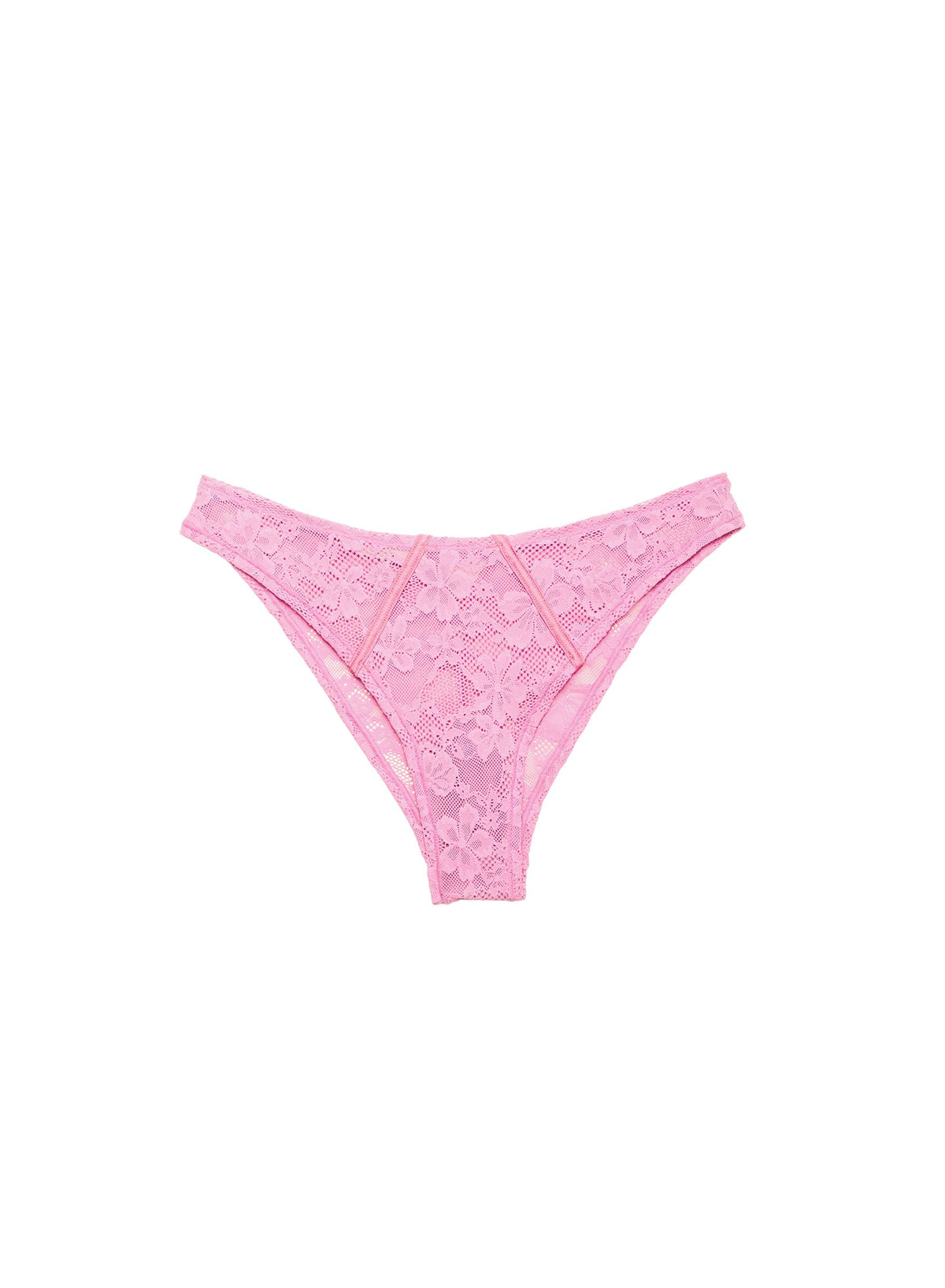 Bisou Pink Le Stretch Lace Cheeky - Fleur du Mal