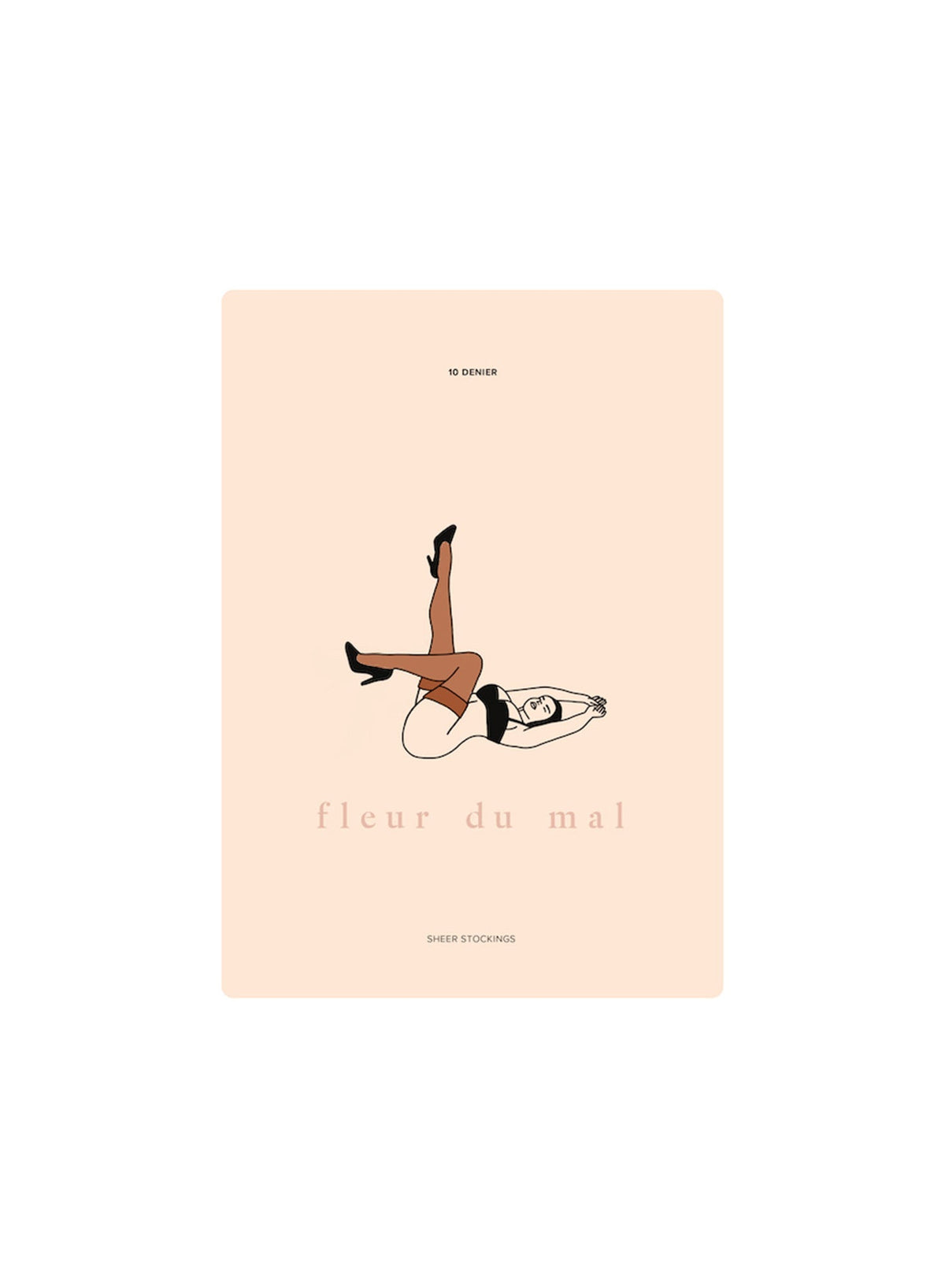 Caramel Sheer Thigh High Stocking - Fleur du Mal