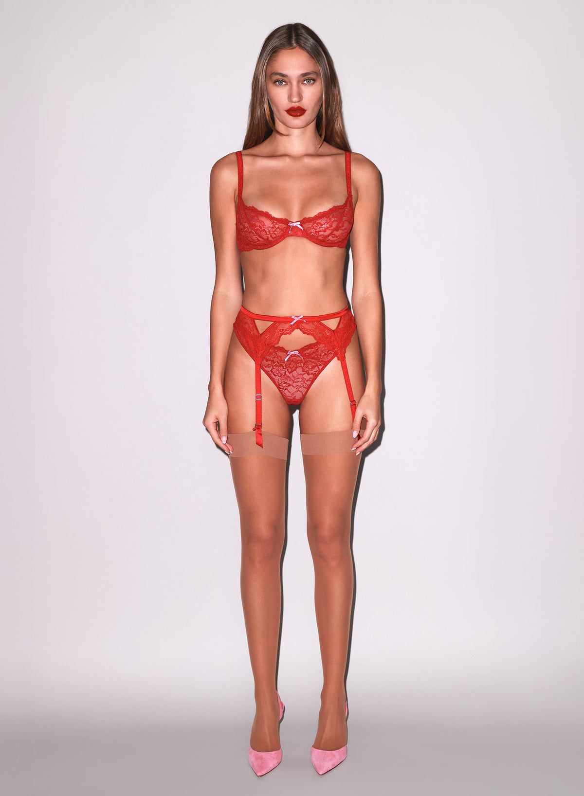 Caramel Sheer Thigh High Stocking - Fleur du Mal