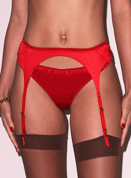 Red Luxe Classic Garter - Fleur du Mal