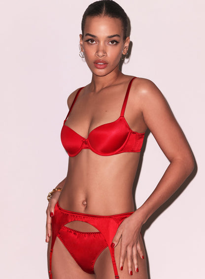 Red Luxe Classic Garter - Fleur du Mal