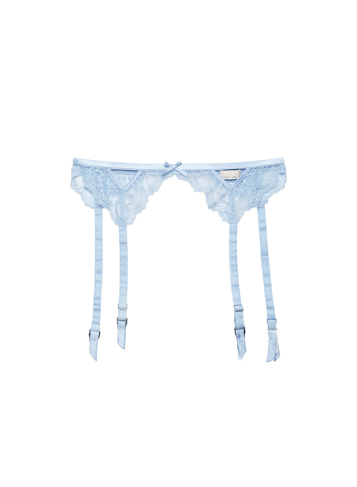 Forget Me Not Bianca Lace Garter Belt - Fleur du Mal