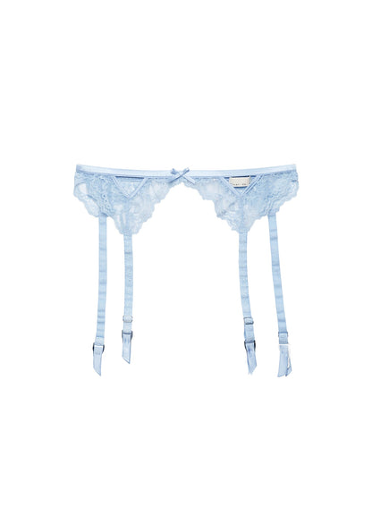 Forget Me Not Bianca Lace Garter Belt - Fleur du Mal