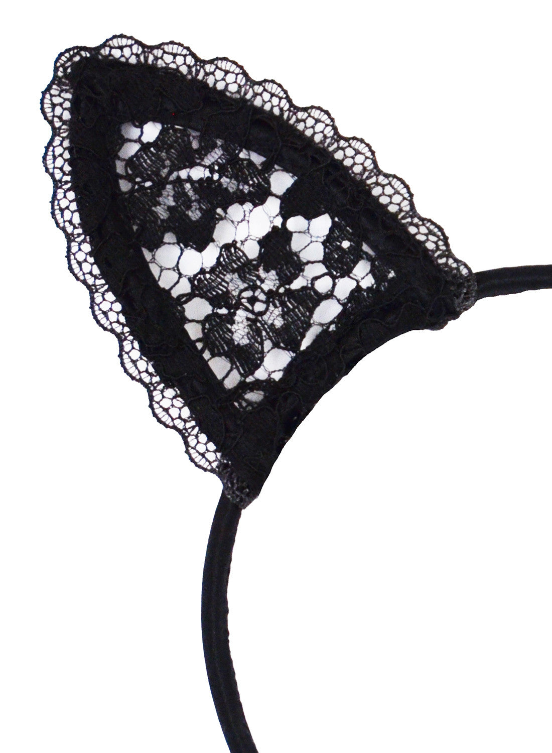 Black Lace Cat Ears - Fleur du Mal