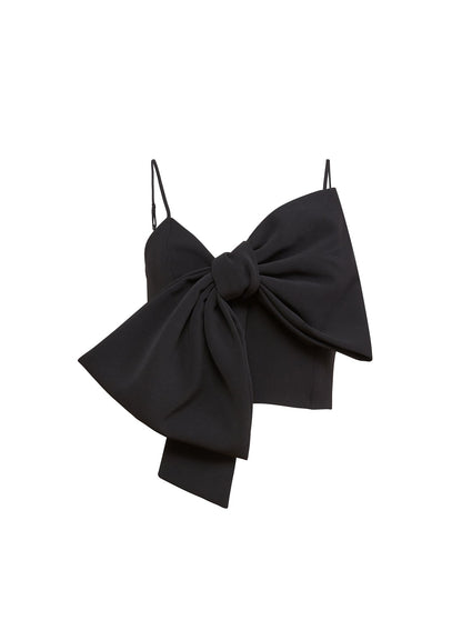 Black Blair Bow Top - Fleur du Mal