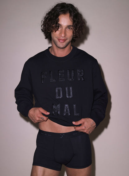 Black Men's Boxer Brief - Fleur du Mal