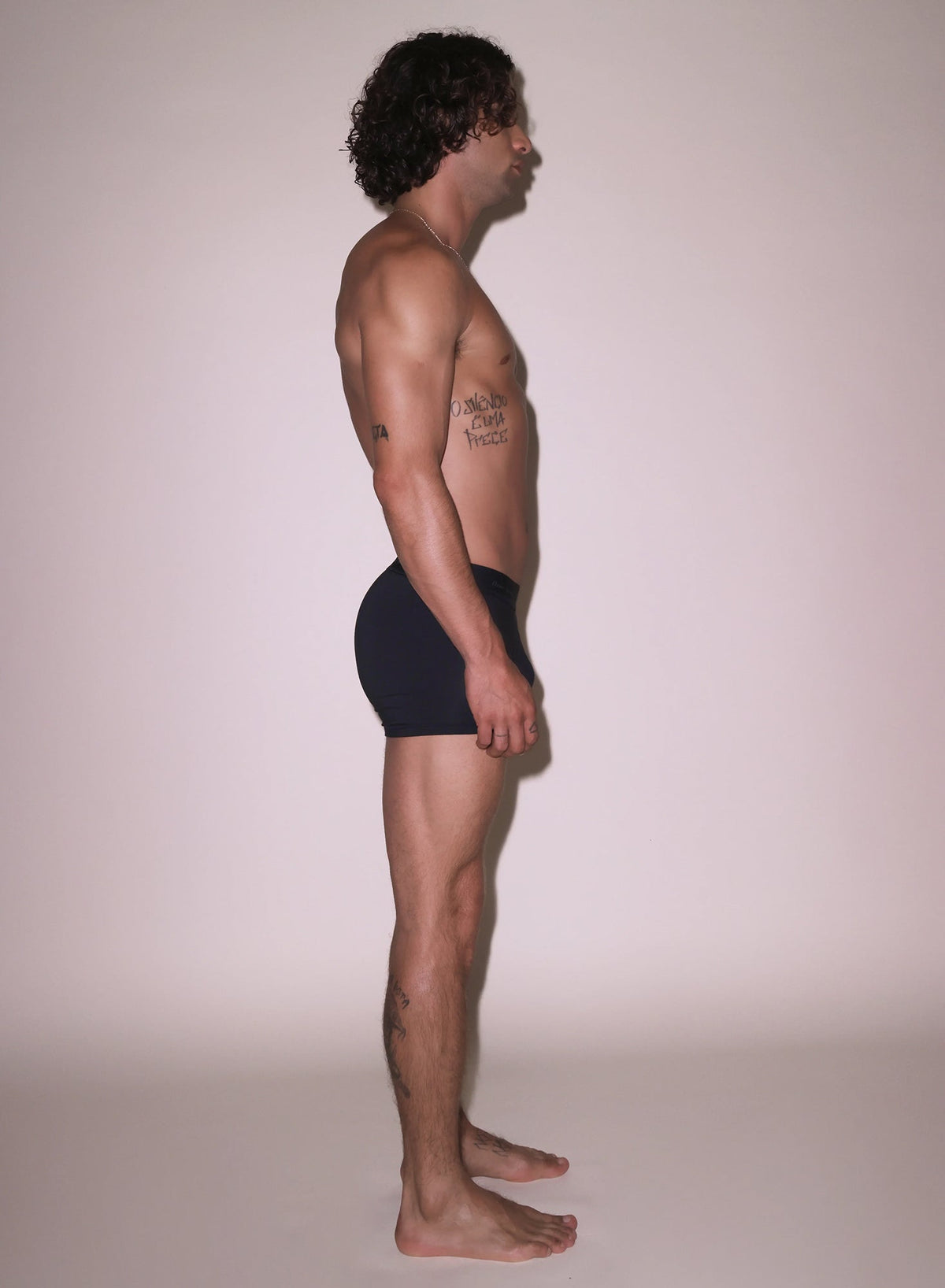 Black Men's Boxer Brief - Fleur du Mal