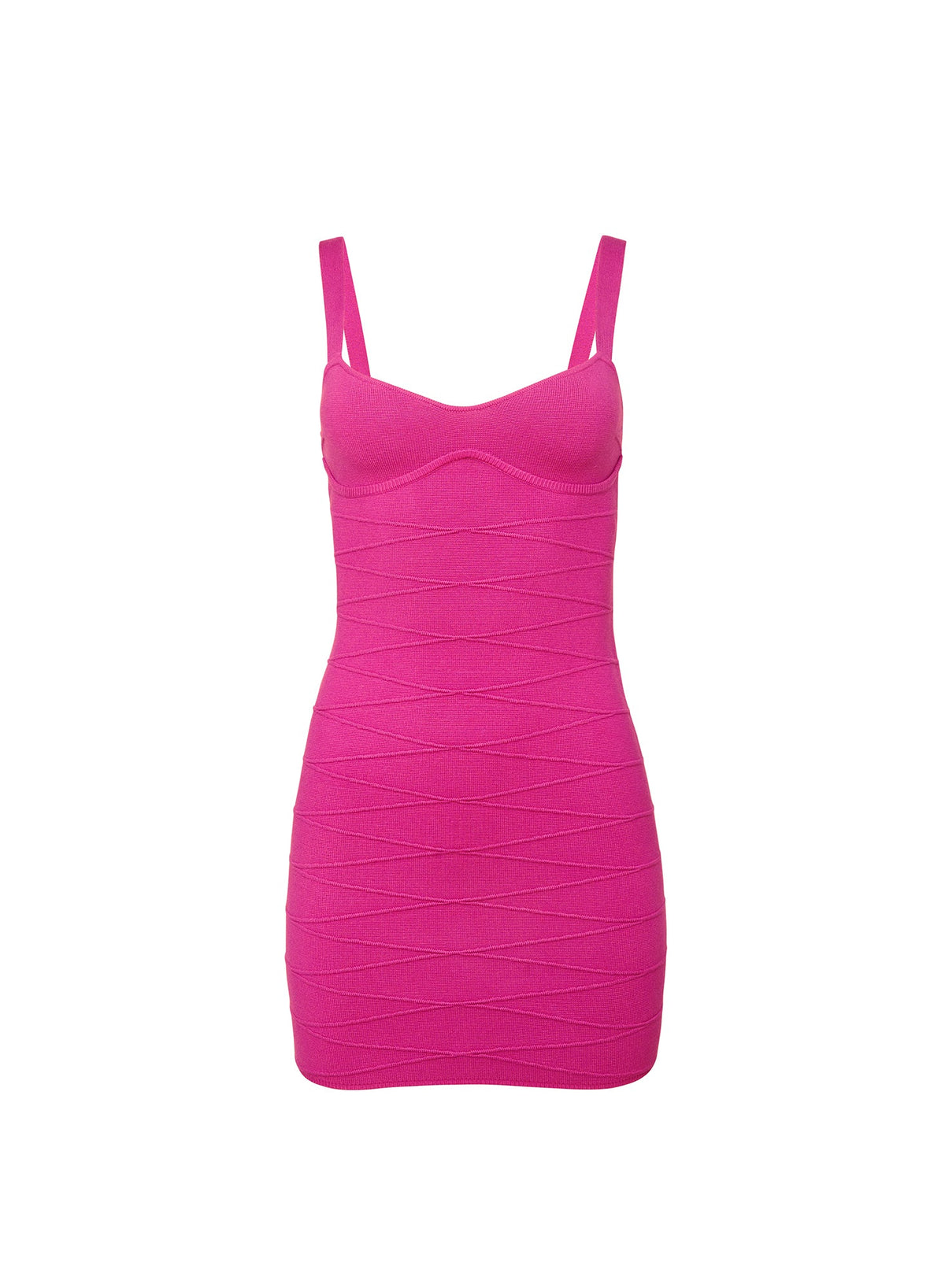 Wild Pink Bandage Dress - Fleur du Mal