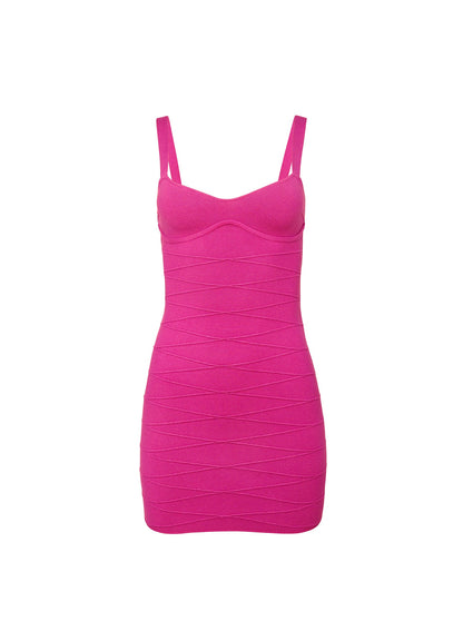 Wild Pink Bandage Dress - Fleur du Mal