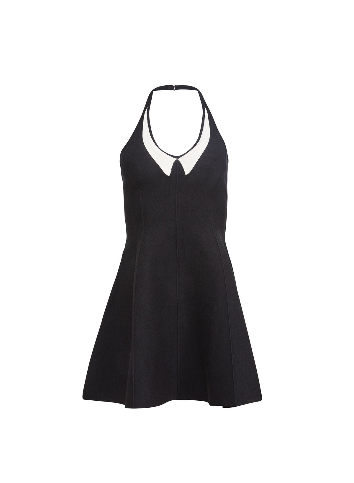 Black Collier Flared Corset Dress - Fleur du Mal