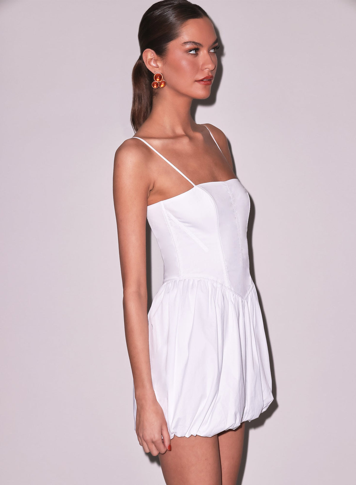 White Poplin Bubble Dress - Fleur du Mal