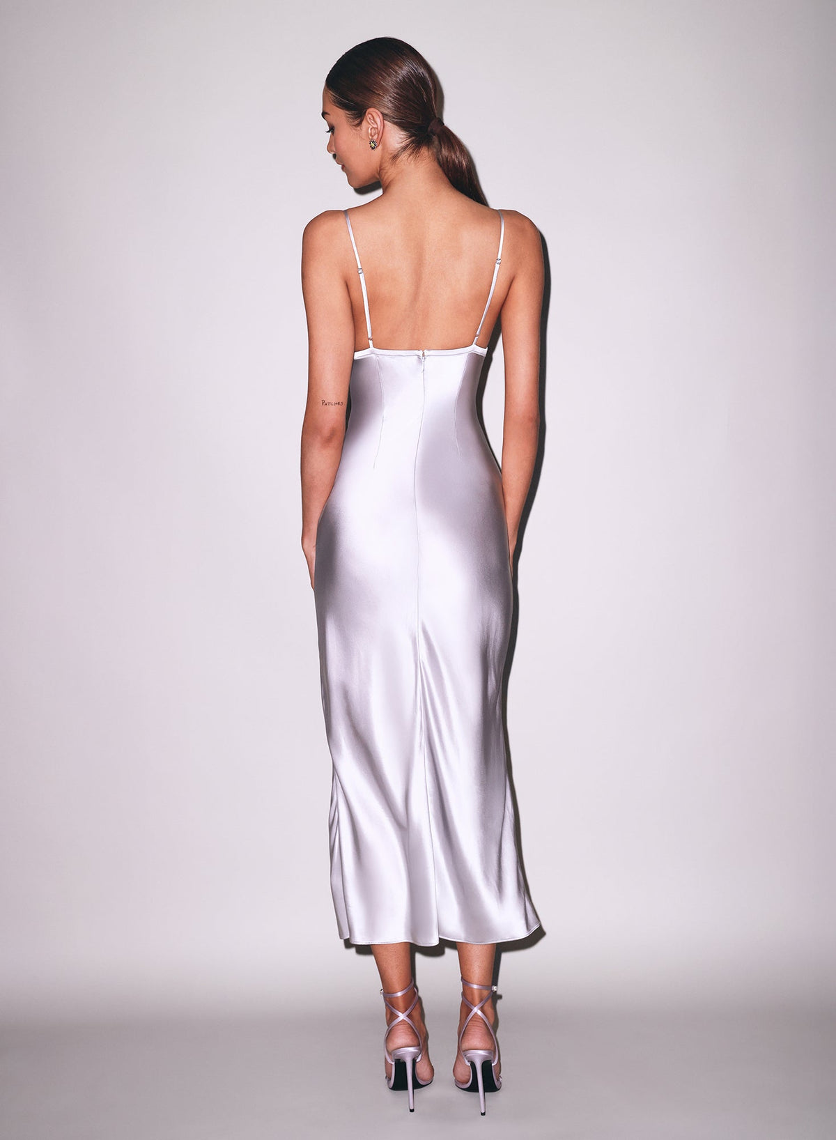 Platinum Lily Embroidery Cutout Slip - Fleur du Mal