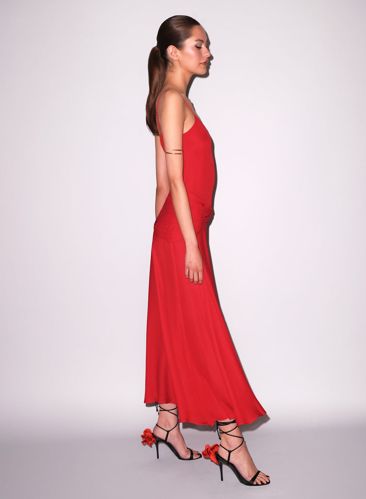 Red Nina Maxi Dress - Fleur du Mal