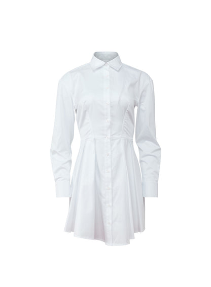 White Zoe Shirt Dress - Fleur du Mal