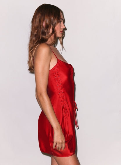 Rouge Ella Mini Dress - Fleur du Mal
