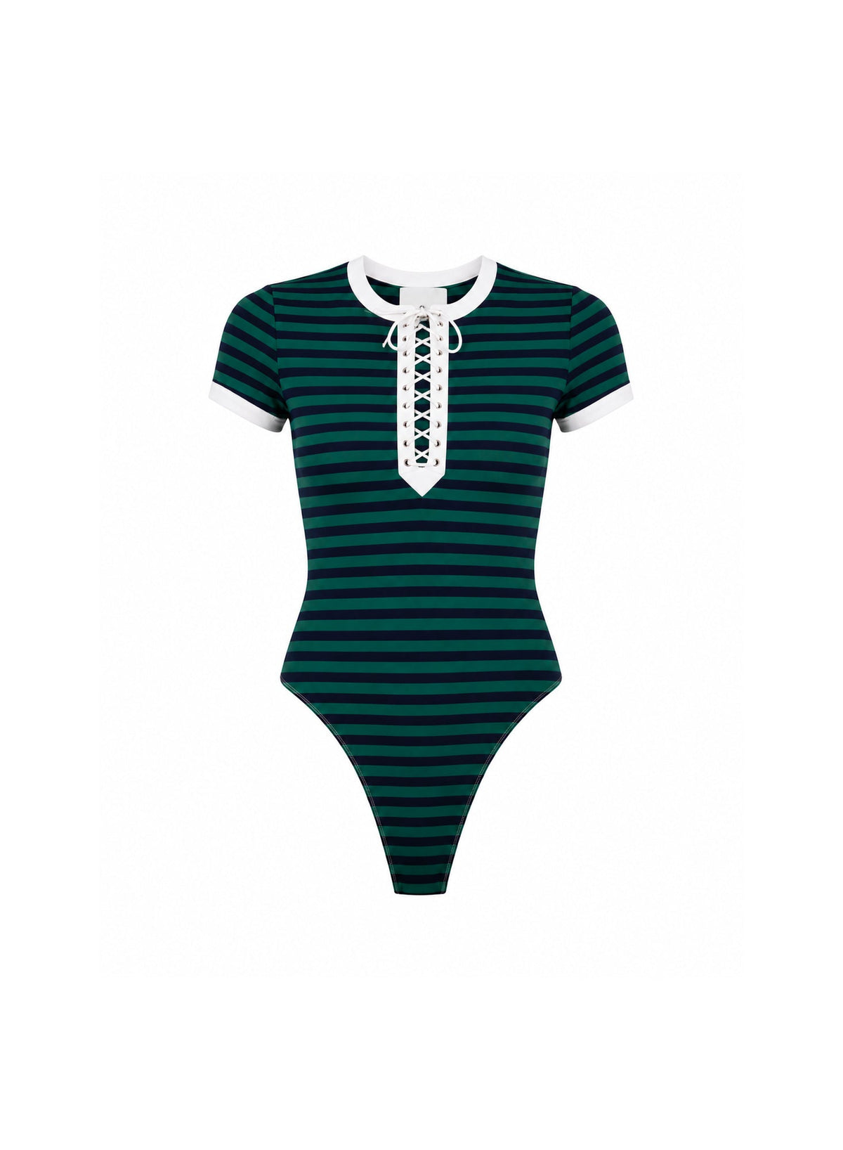 Lucky Midnight Navy Ivy Ringer Bodysuit - Fleur du Mal