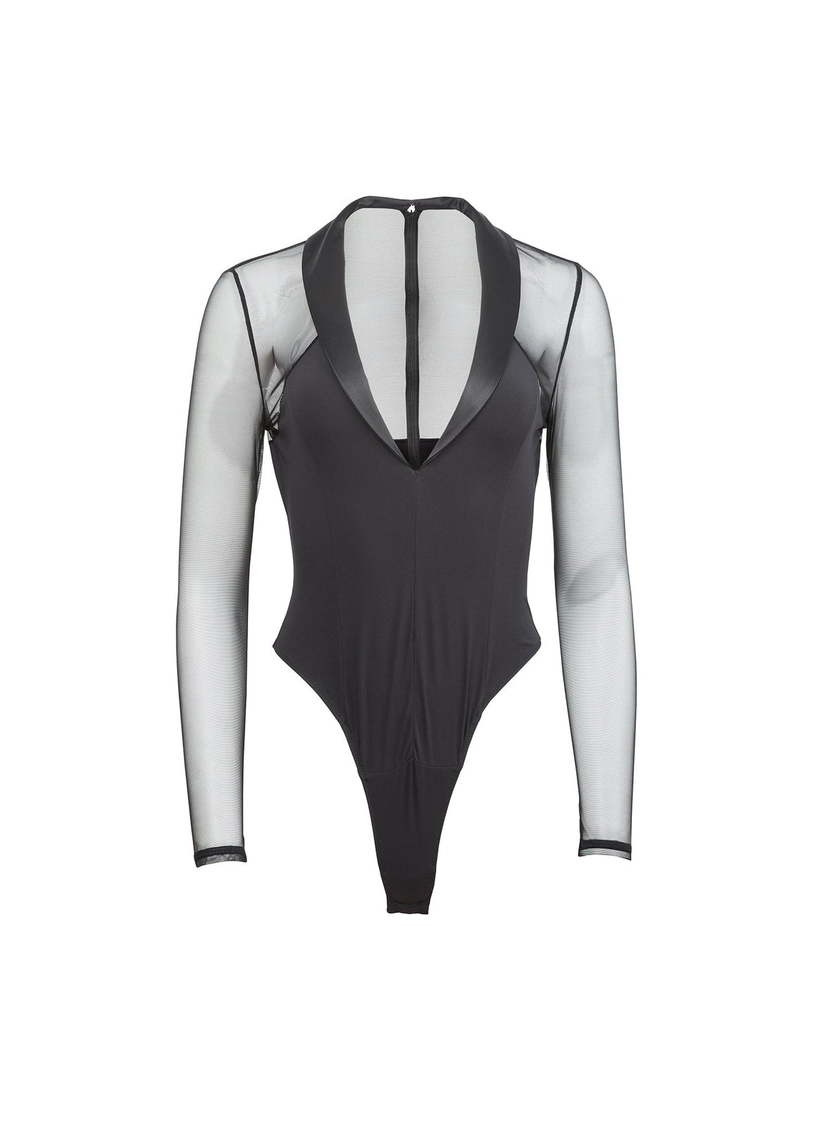 Black Tuxedo Bodysuit - Fleur du Mal