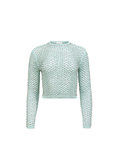 Frosted Mint Spotlight Long Sleeve Top - Fleur du Mal