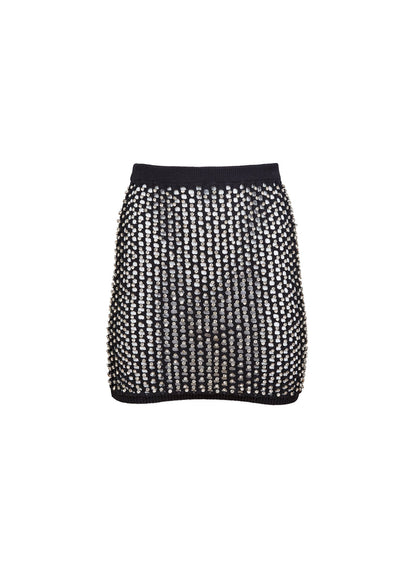 Black Spotlight Mini Skirt - Fleur du Mal