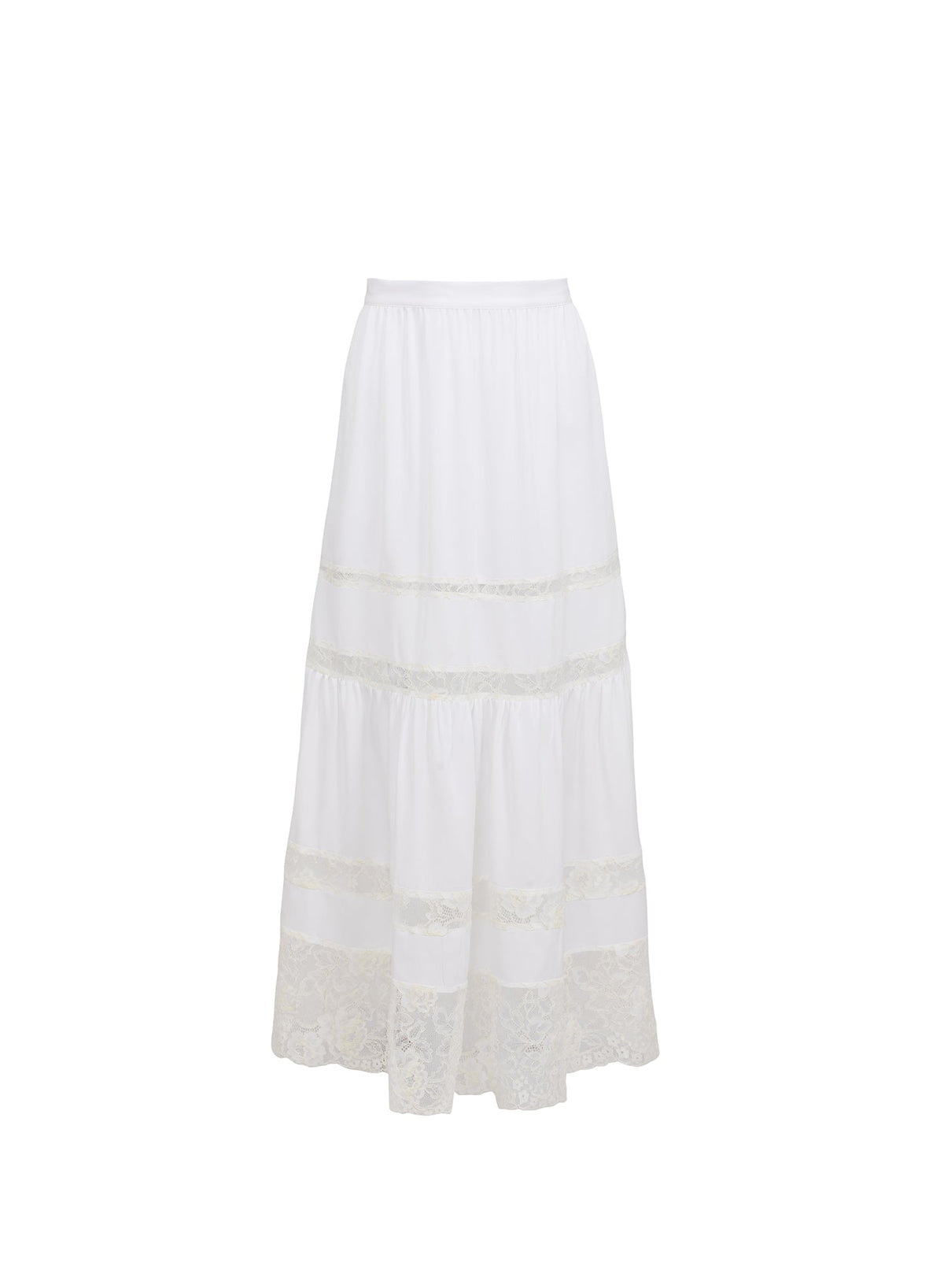 Ivory Juliet Lace Maxi Skirt - Fleur du Mal
