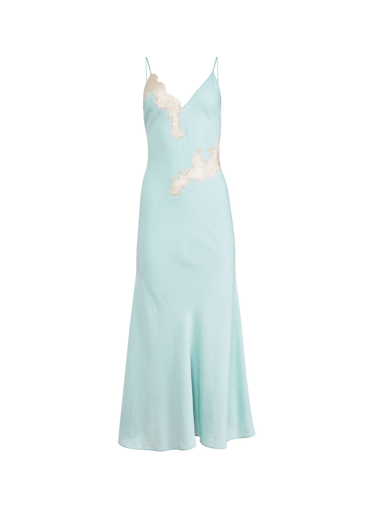 Frosted Mint Juliet Lace Maxi Dress - Fleur du Mal