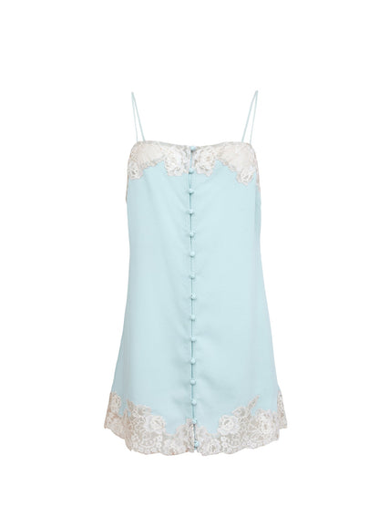 Frosted Mint Juliet Button Slip - Fleur du Mal