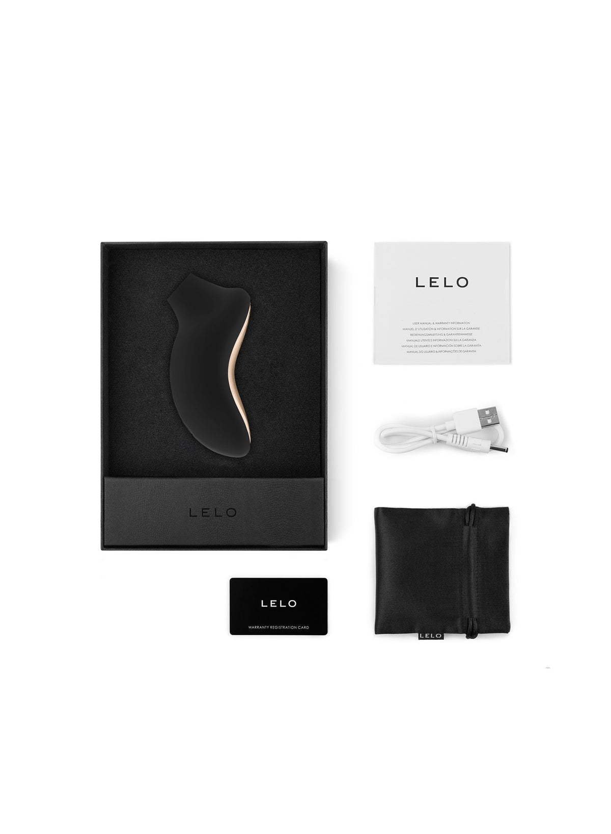 Black Lelo Sona 2 Cruise Clitoral Messager - Fleur du Mal