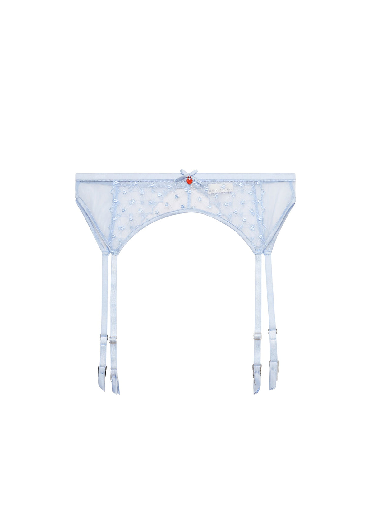 Love Lock Embroidery Garter Belt - Fleur du Mal