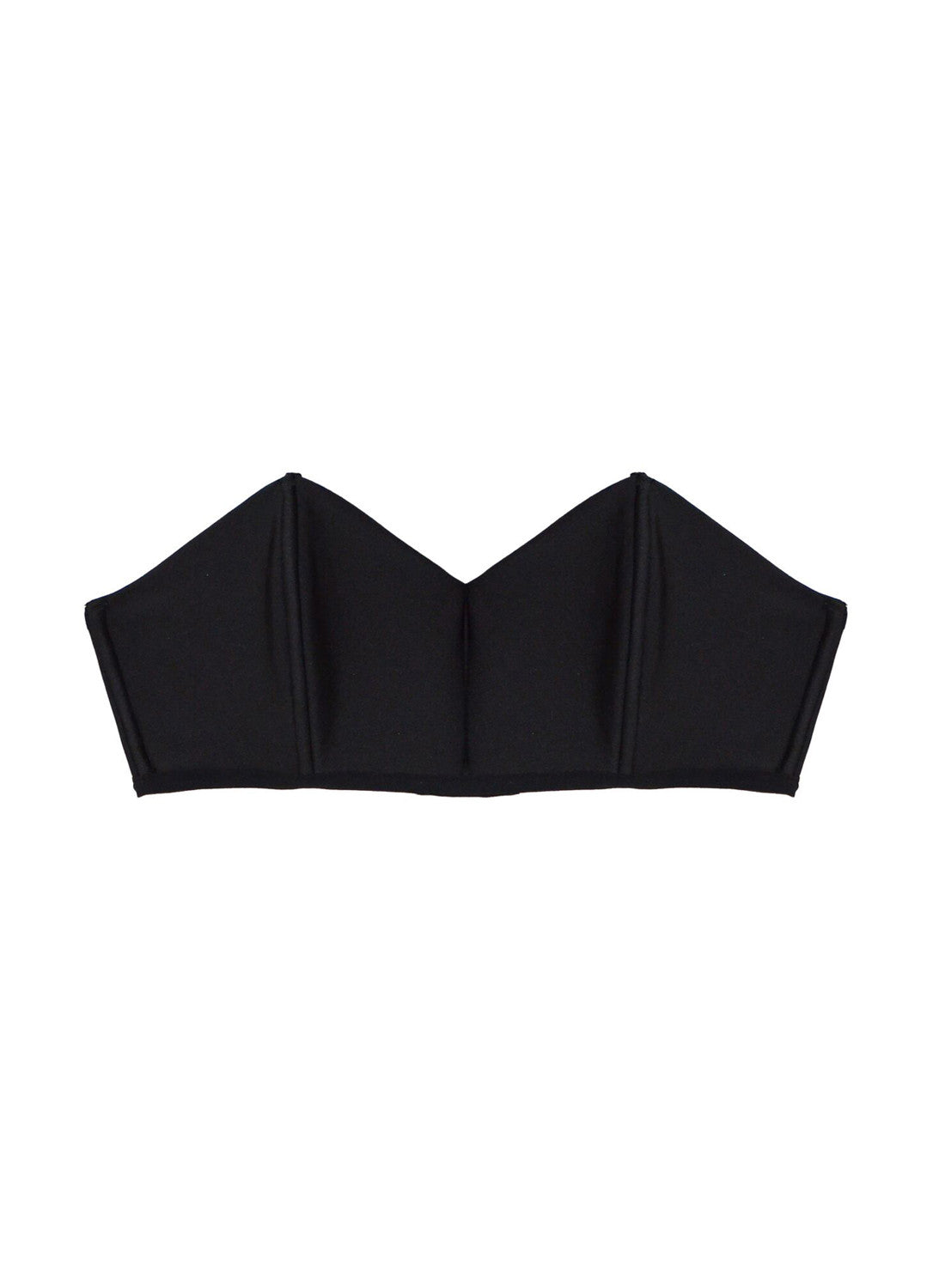 Black Charlotte Bandeau Bra - Fleur du Mal