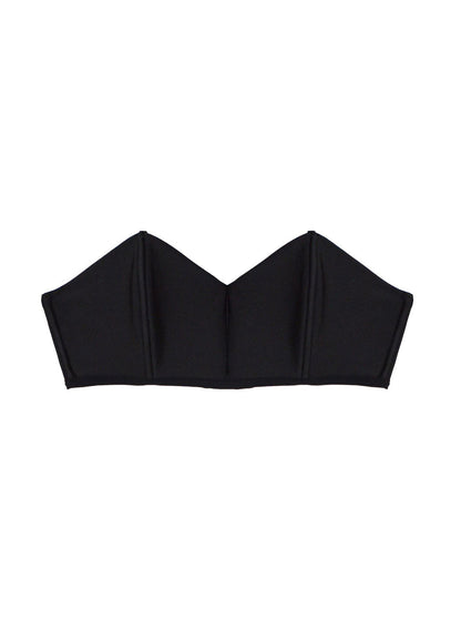 Black Charlotte Bandeau Bra - Fleur du Mal