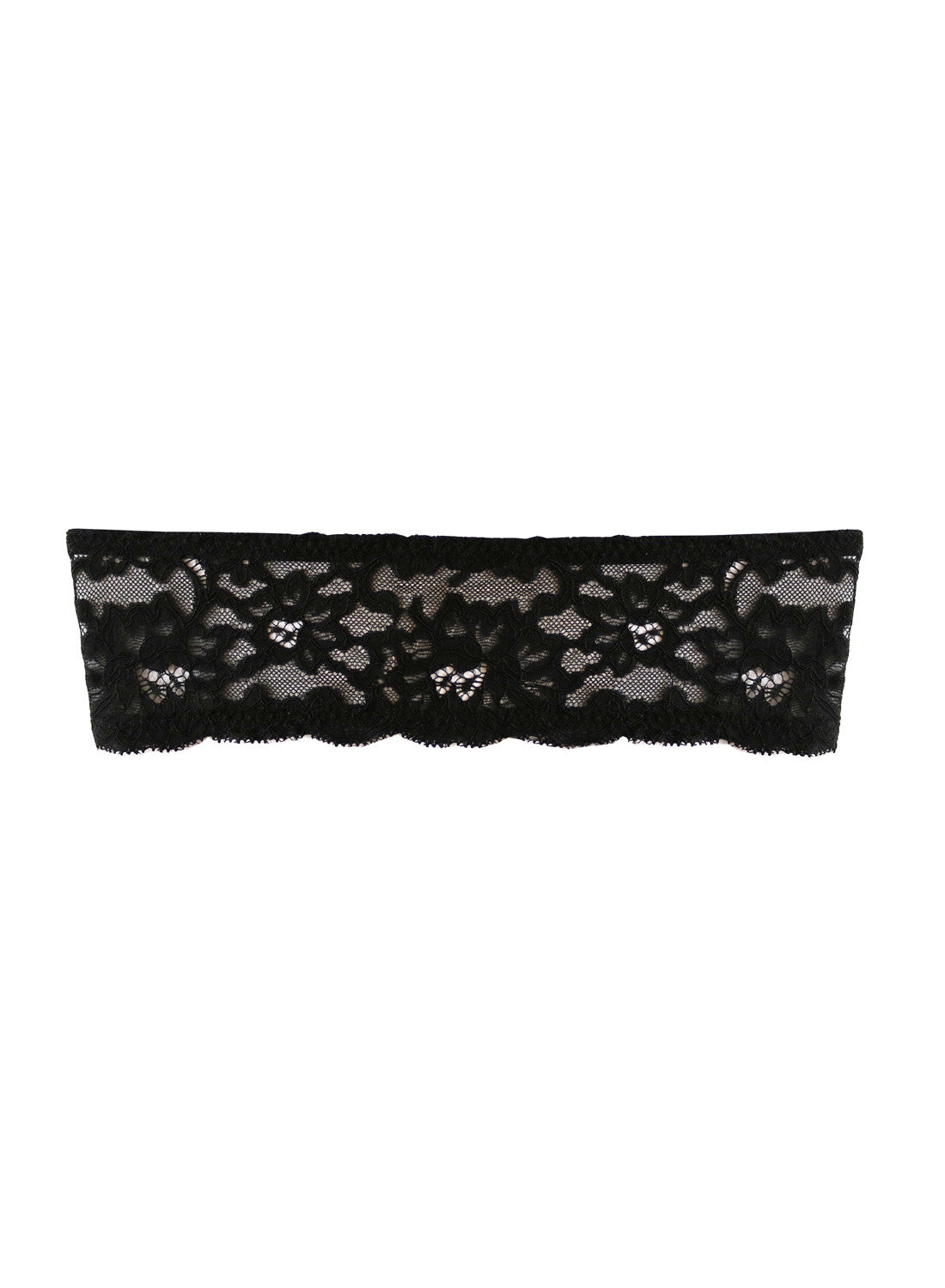 Black Charlotte Bandeau Bra - Fleur du Mal