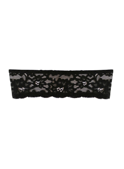 Black Charlotte Bandeau Bra - Fleur du Mal