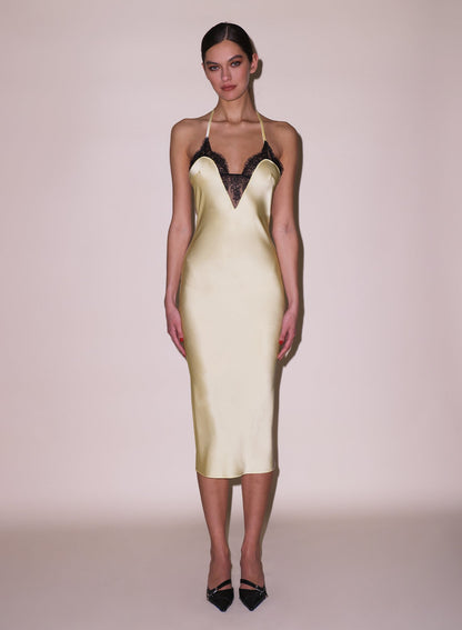 Buttercream Buckle T-Strap Dress - Fleur du Mal