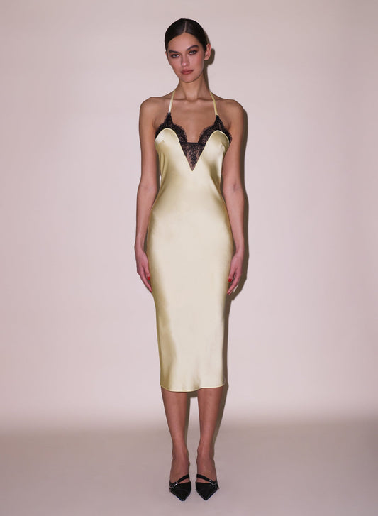 Buttercream Buckle T-Strap Dress - Fleur du Mal