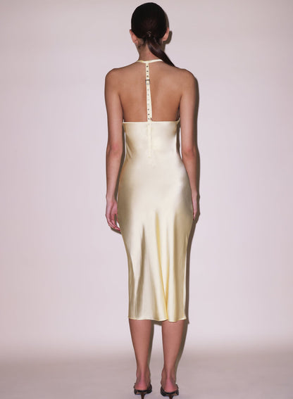 Buttercream Buckle T-Strap Dress - Fleur du Mal