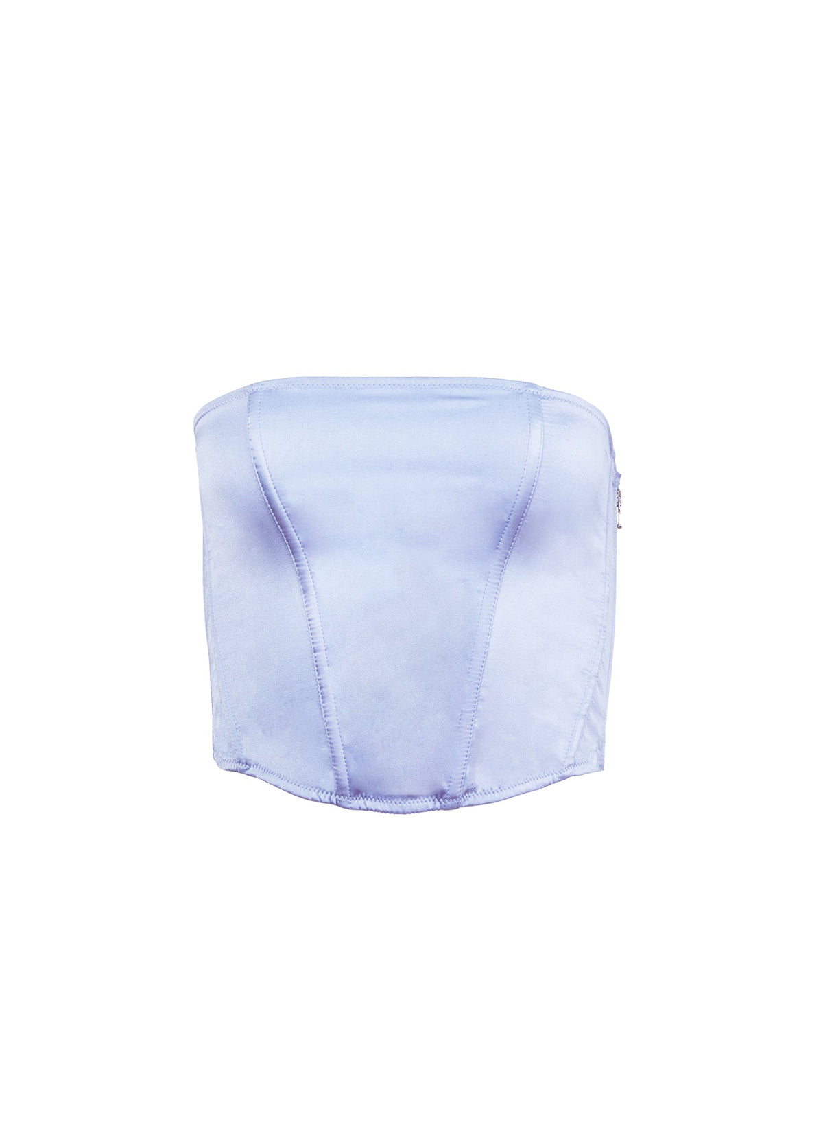 Pastel Sky Silk Corset Top - Fleur du Mal