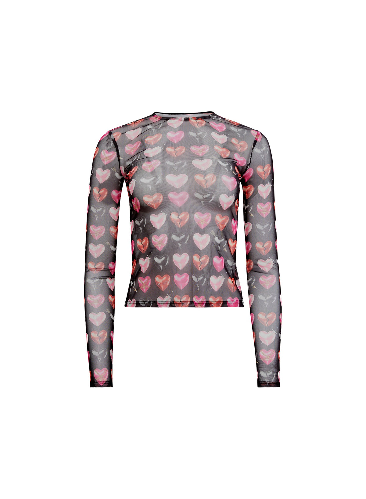 Black Heartbreaker Long Sleeve Top - Fleur du Mal