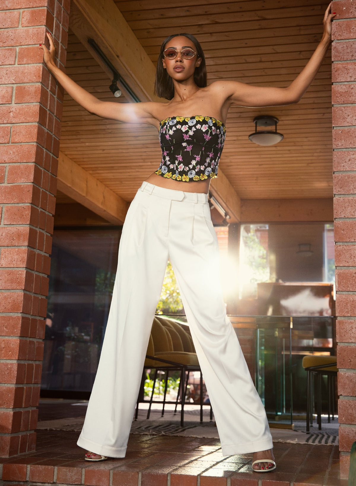 Vanilla Satin Trouser - Fleur du Mal