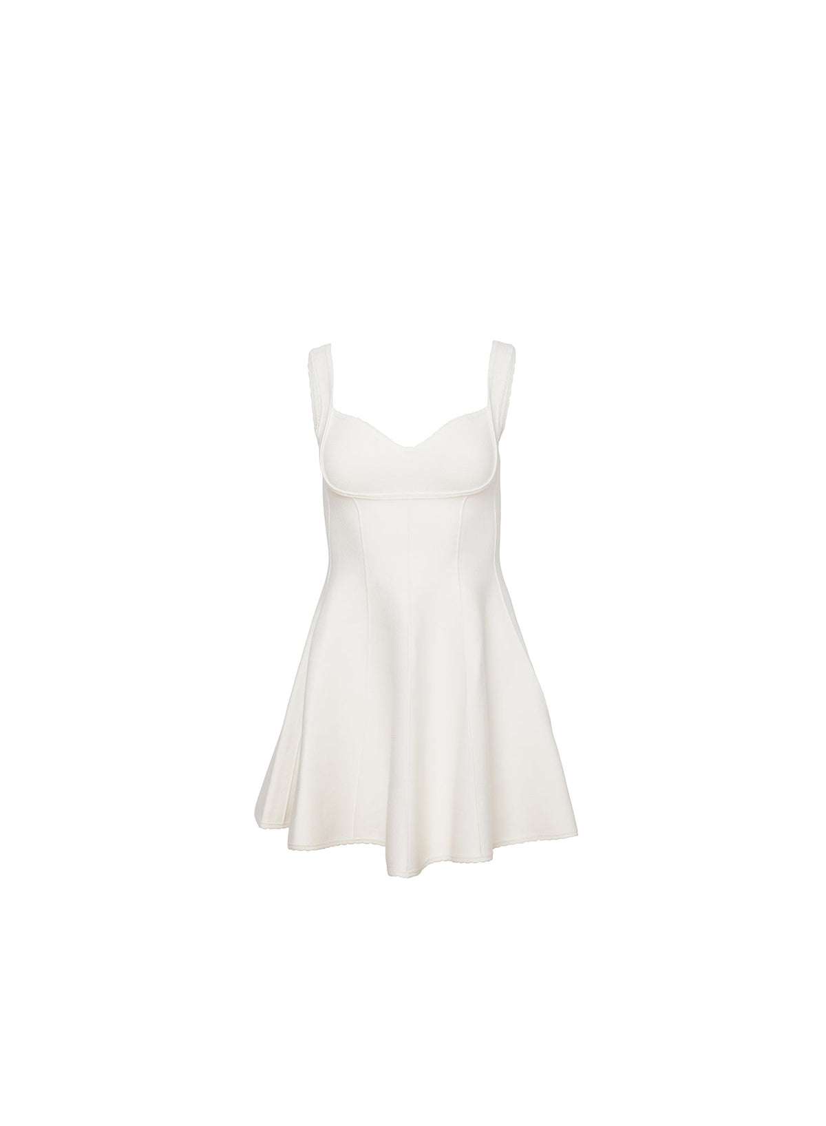 Ivory Brigette Flared Dress Best Selling Mini Dress - Fleur du Mal