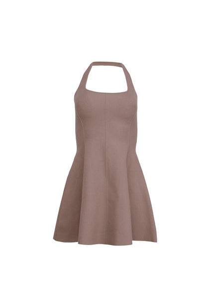 Grey Sofia Flared Dress - Fleur du Mal