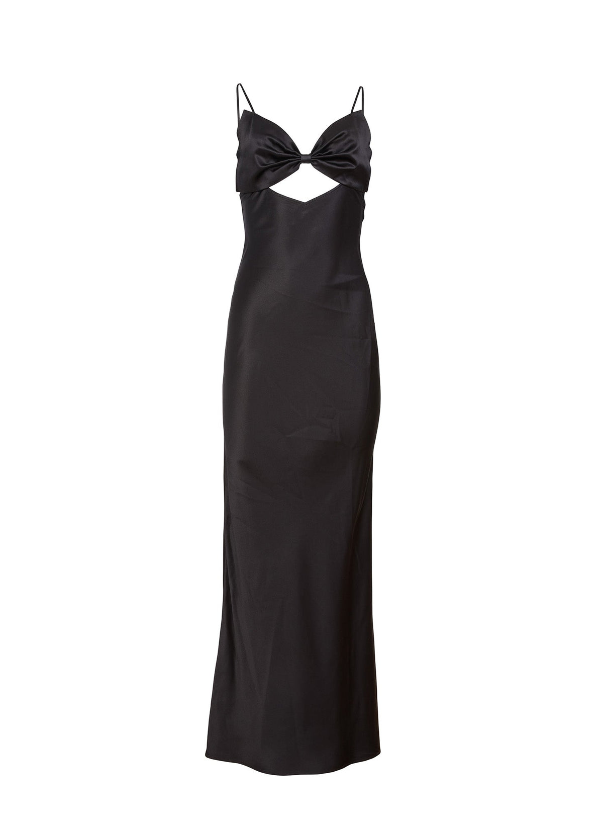 Black Bow Slip Dress - Fleur du Mal