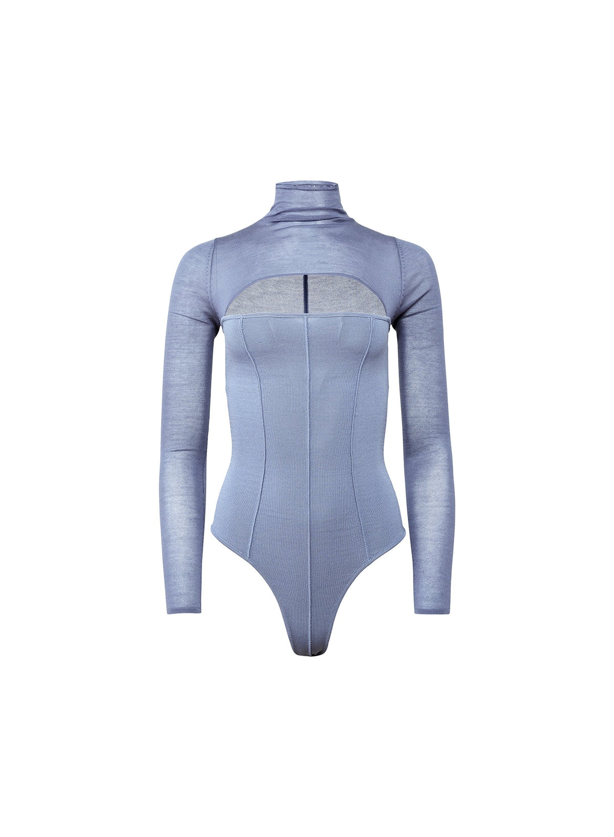 Charcoal Blue Kate Bodysuit - Fleur du Mal