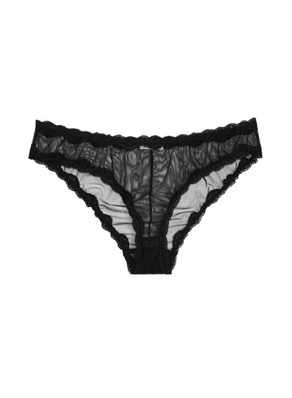 Black Sheer Tulle Bikini - Fleur du Mal