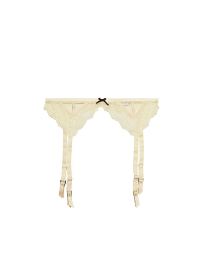 Buttercup Bianca Lace Garter Belt - Fleur du Mal