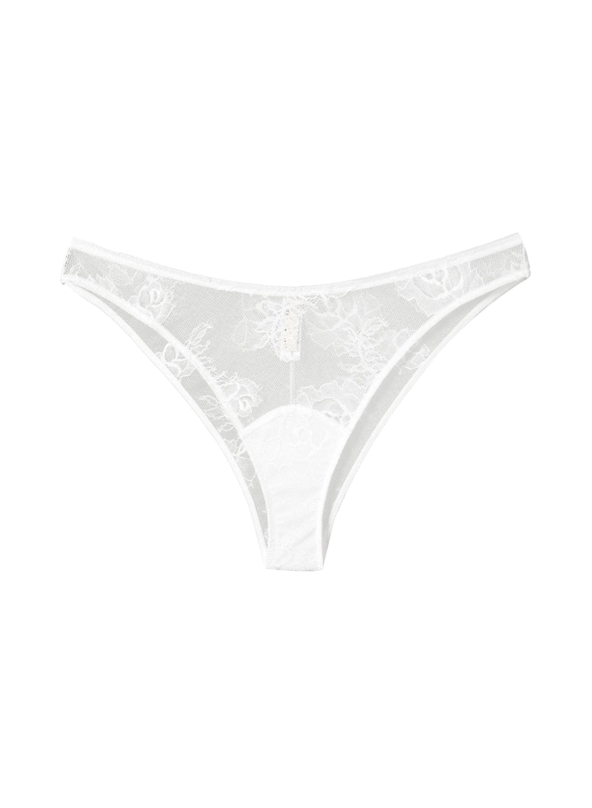White Bouquet Lace Cheeky - Fleur du Mal