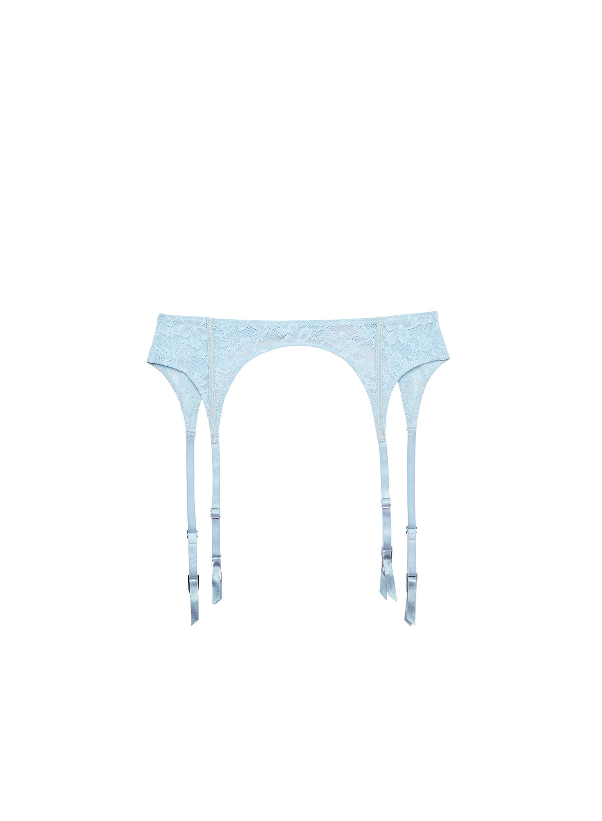 Blue Le Stretch Lace Garter Belt - Fleur du Mal