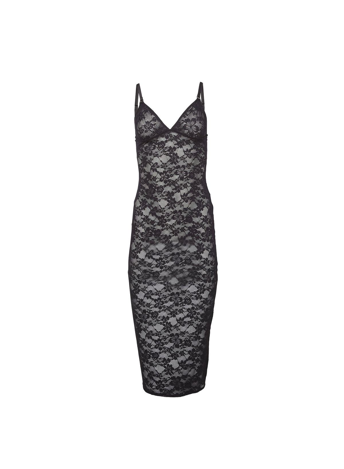 Le Stretch Lace Slip Dress - Fleur du Mal