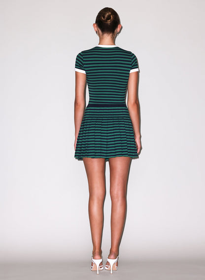 Lucky Midnight Navy Ivy Pleated Skirt - Fleur du Mal