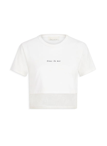 White Cool Down Tee - Fleur du Mal