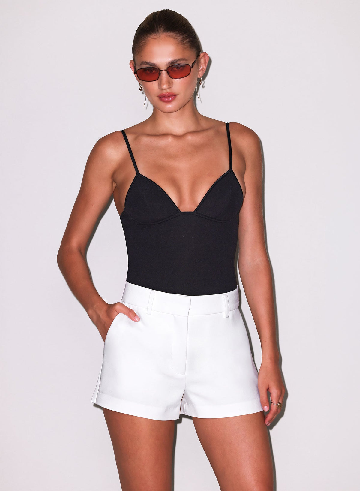 Ivory Tuxedo Short - Fleur du Mal